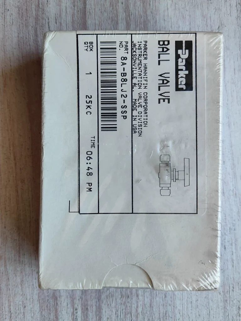 Parker 8A-B8LJ2-SSP Ball Valve