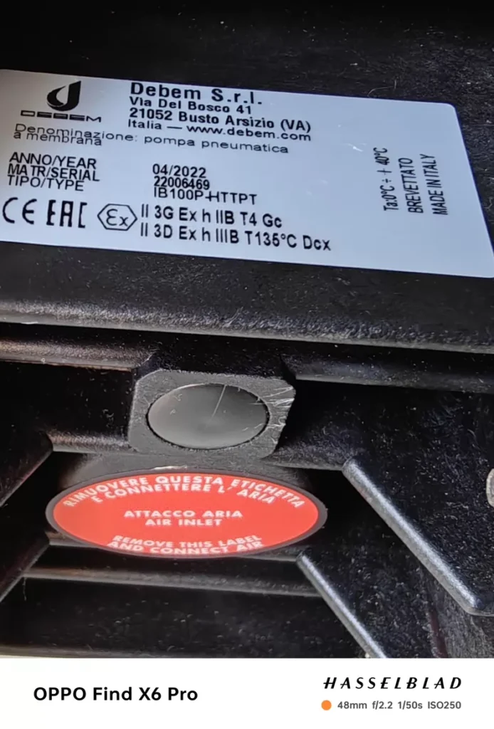 Debem IB100P-HTTPT Air operated double diaphragm pump thumbnail