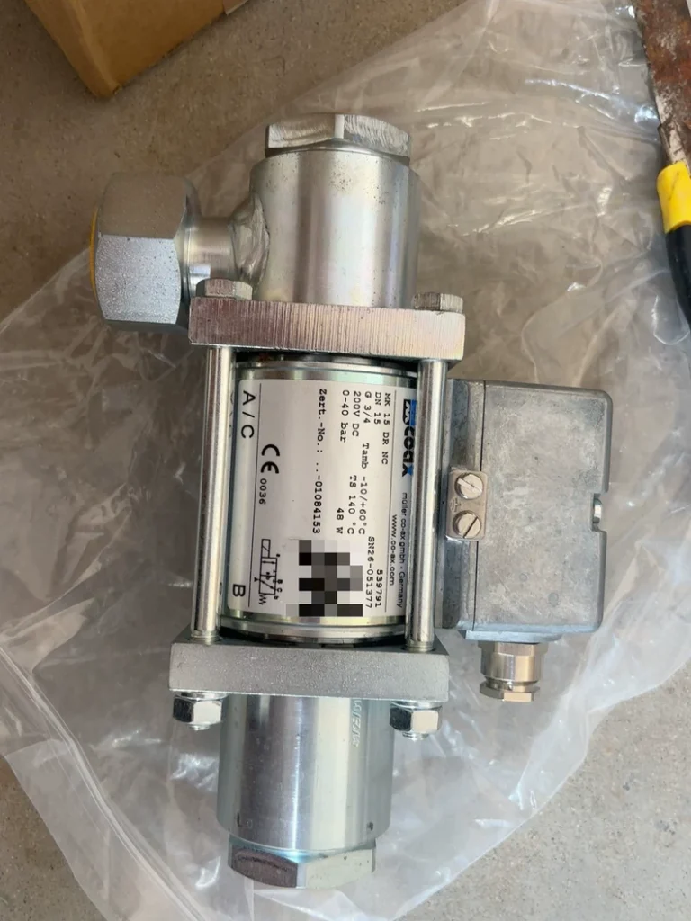COAX MK 10 DB NC Valve DN 10 0-400bar