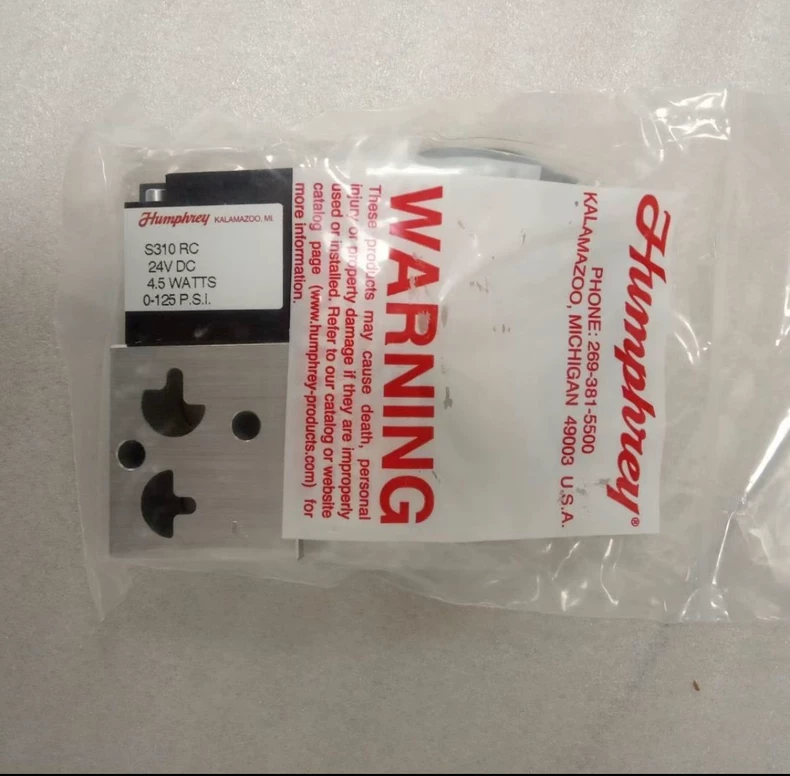 Humphrey S310 RC 24VDC Valve