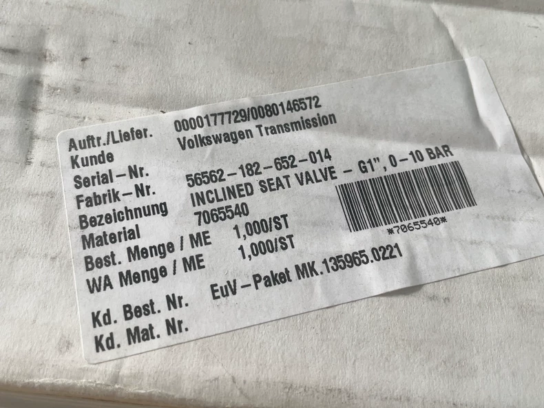 GEMU 554 25D 1 9 52 1 Pneumatic Valve thumbnail