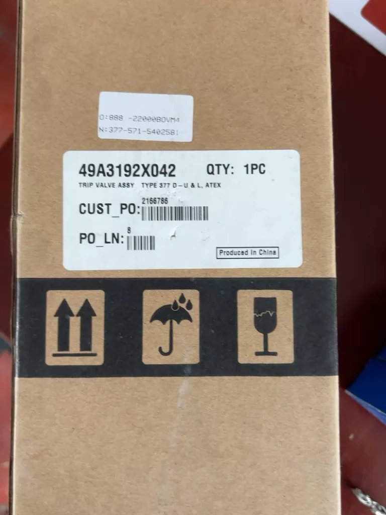 Fisher TYPE 377 Valve 49A3192X042