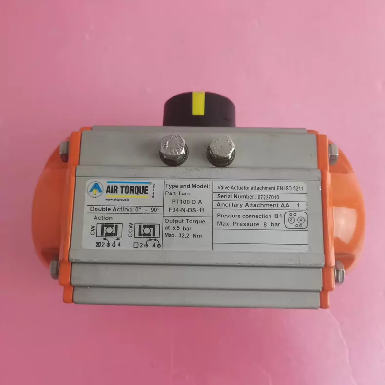Air Torque PT100DA/F04-N-DS-11 Pneumatic Actuator thumbnail