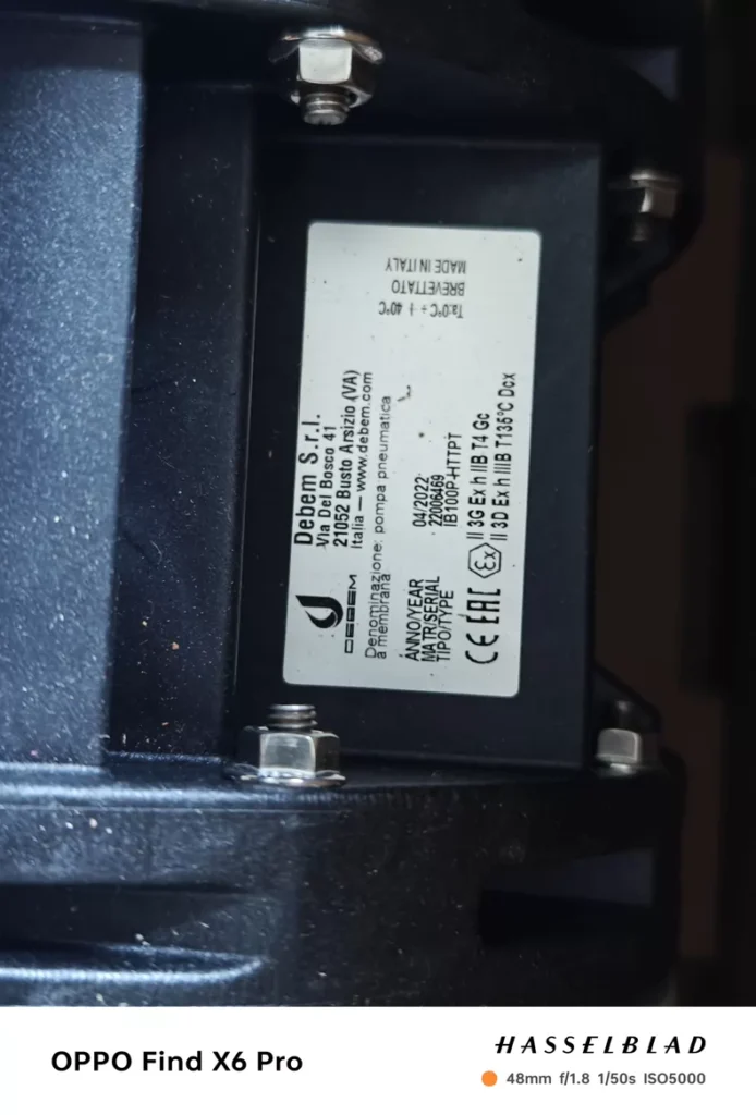 Debem IB100P-HTTPT Air operated double diaphragm pump thumbnail