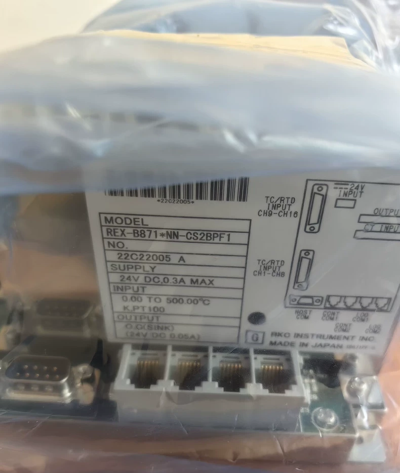 RKC REX-B871*NN-CS2BPF1 Temperature Controller thumbnail