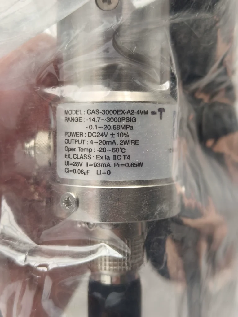 CAS CAS-3000EX-A2-4VM-T Pressure Transmitter