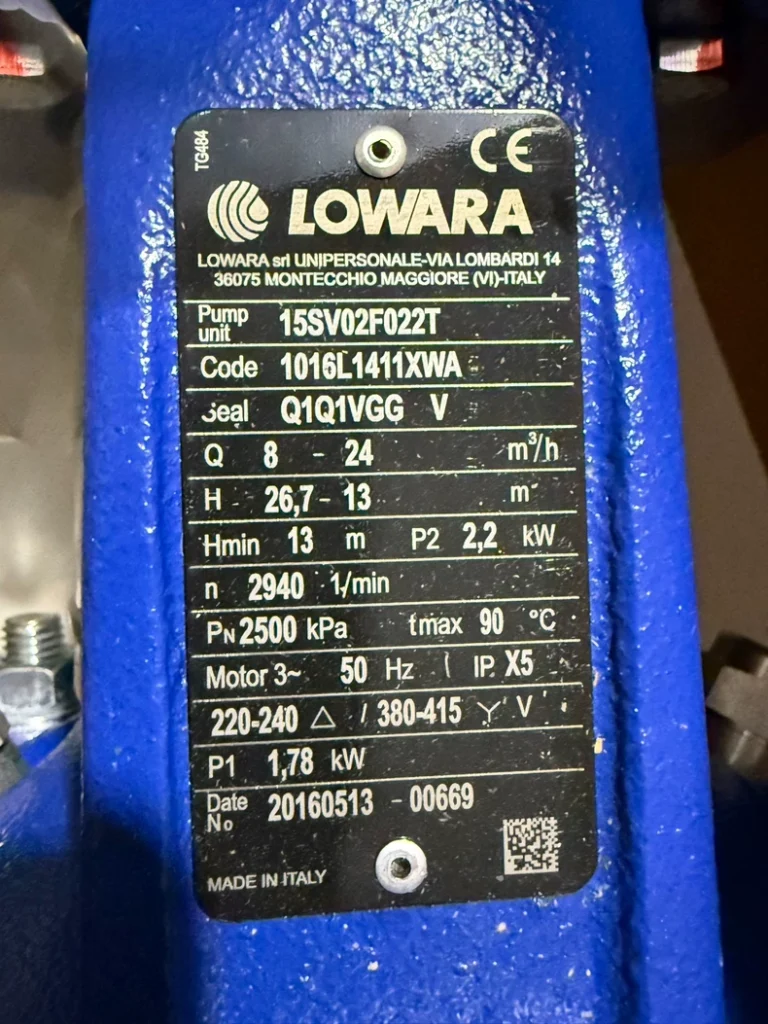 LOWARA 15SV02F022T Pump thumbnail