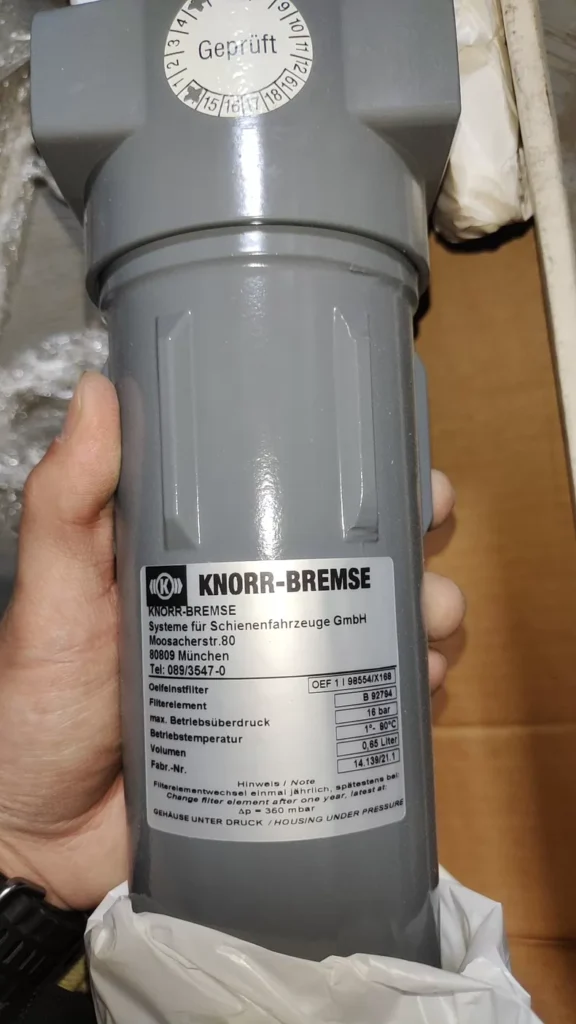 KNORR-BREMSE I98554/X168 Filter thumbnail