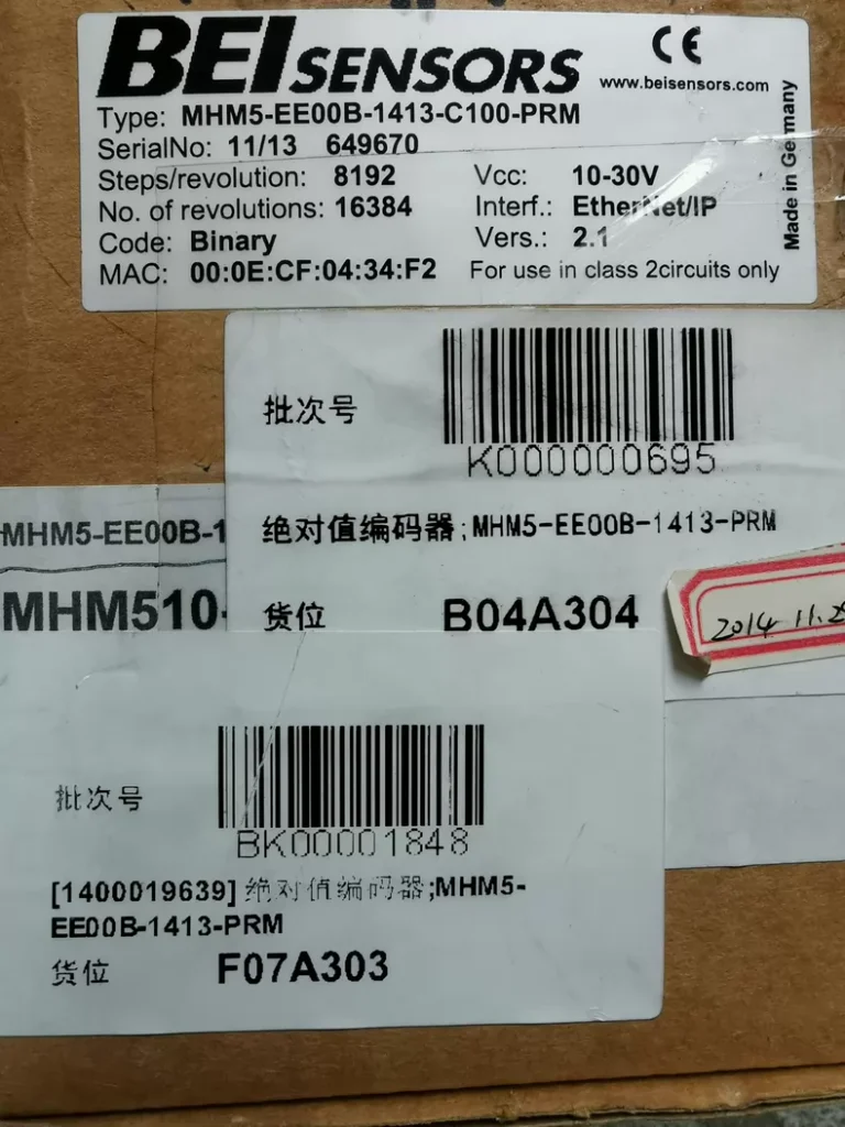 BEI SENSORS MHM5-EE00B-1413-C100-PRM Encoder