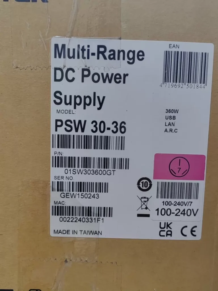 GWinstek PSW 30-36 DC Power Supply