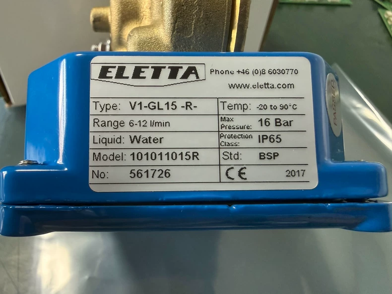 ELETTA V1-GL15-R-6-12 l/min Flow Switch thumbnail