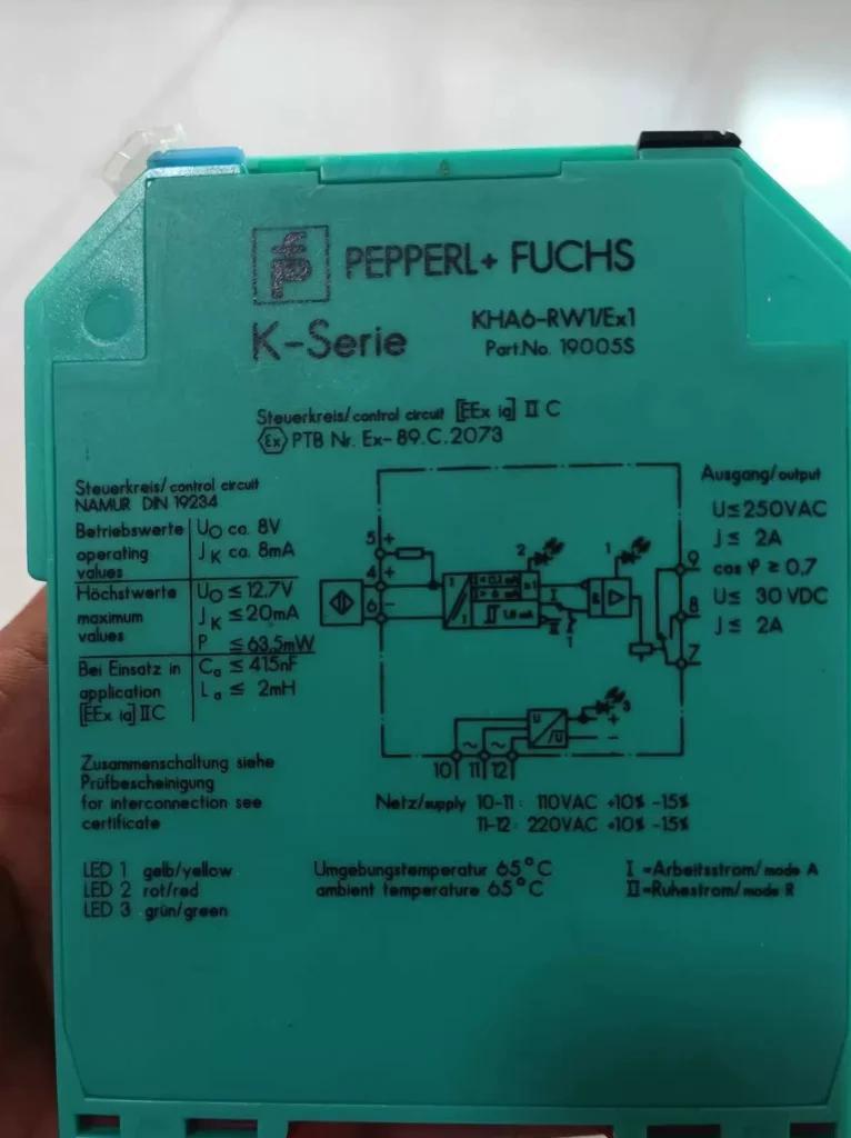 Pepperl+Fuchs KHA6-RW1/Ex1 Isolated Switch Amplifier