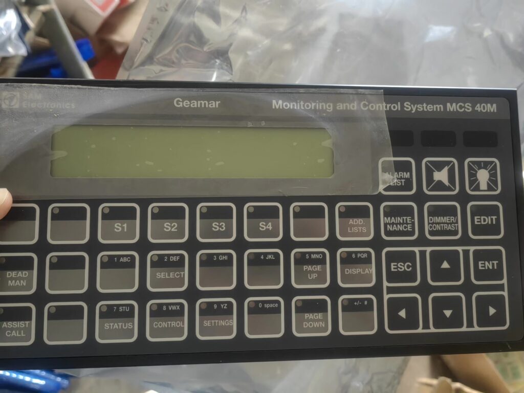 Geamar MCS 40M Display