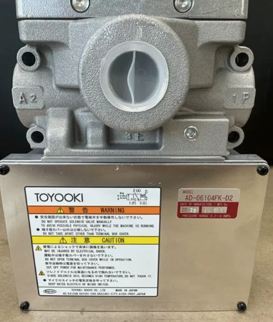 SURPLUS- TOYOOKI AD-06104FK-D2 Valve