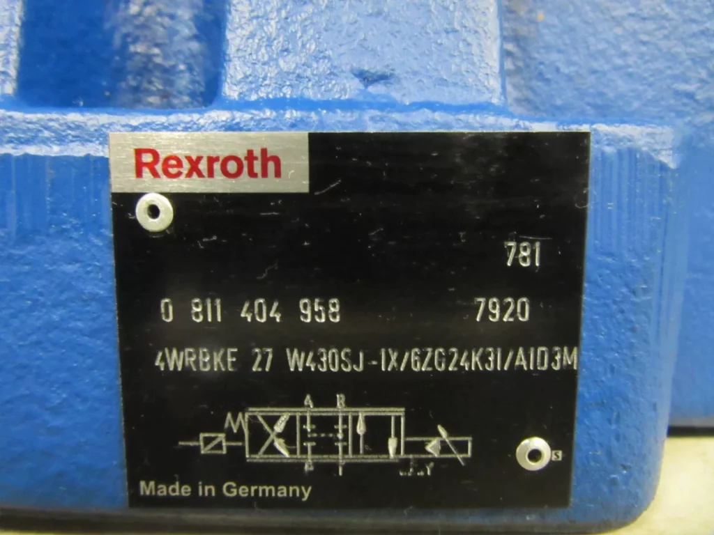 Rexroth 4WRBKE27W430SJ-1X6ZG24K31A1D3M Valve thumbnail
