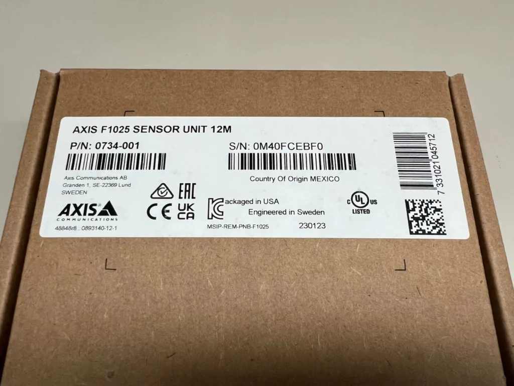 AXIS F44 Sensor