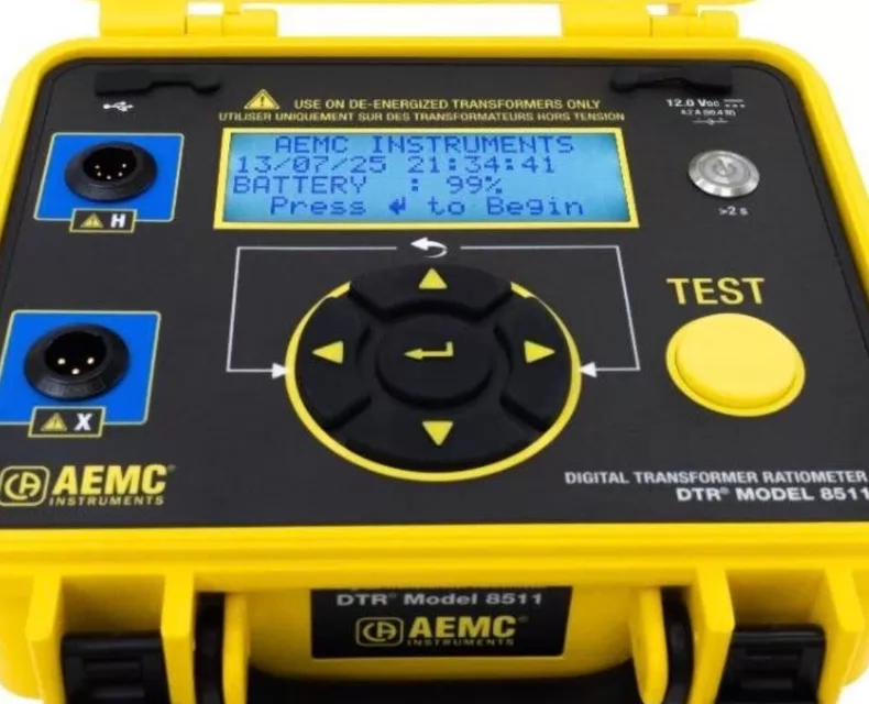AEMC DTR 8511 Transformer Turns Ratio Tester