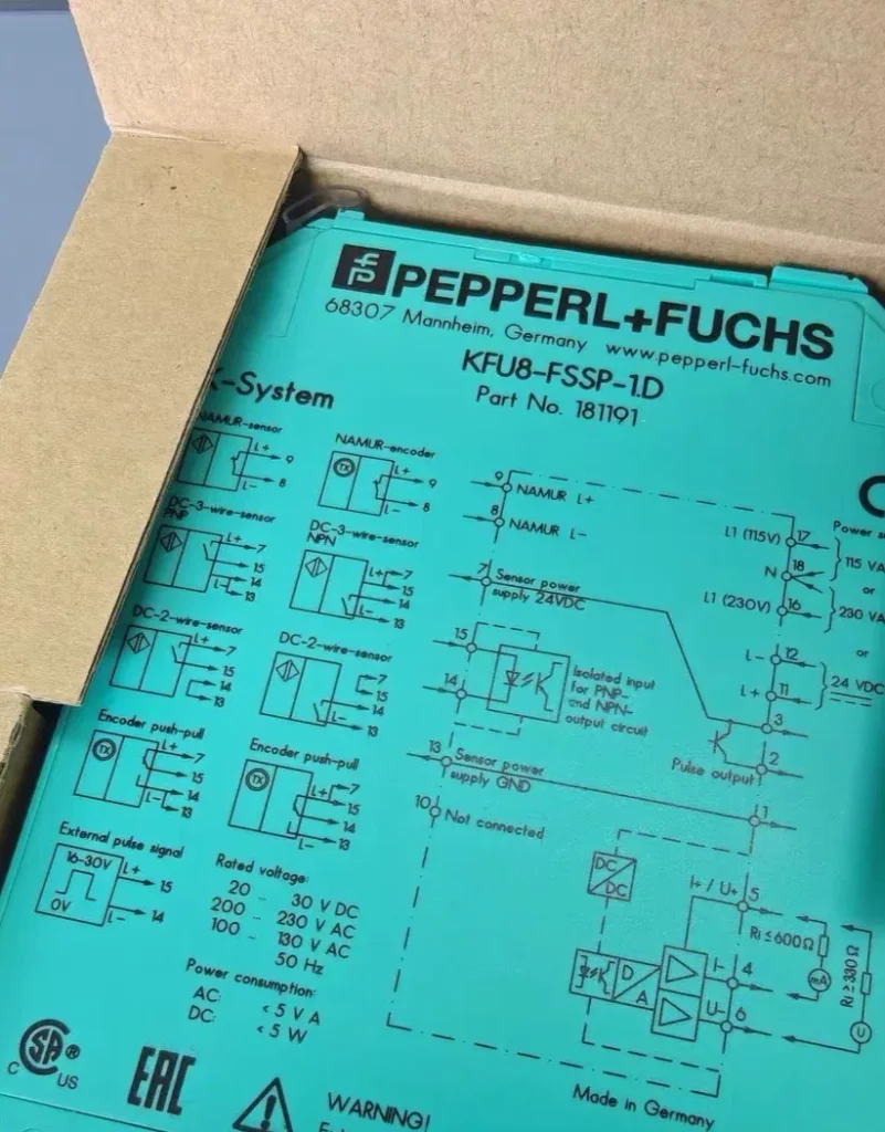 Pepperl+Fuchs KFU8-FSSP-1.D Safety barrier thumbnail