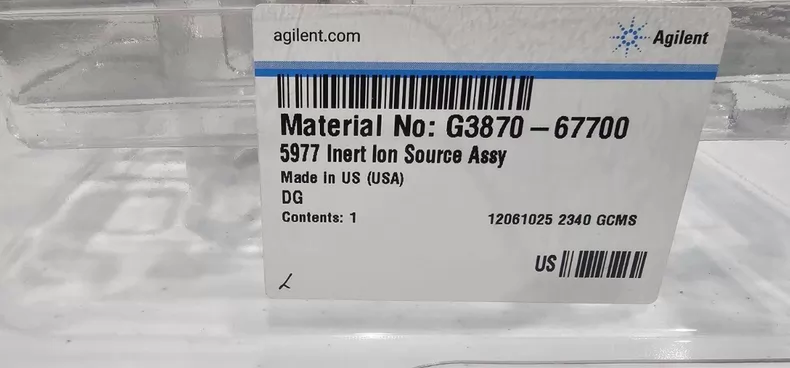 Agilent G3870-67700 Inert Ion Source Assembly
