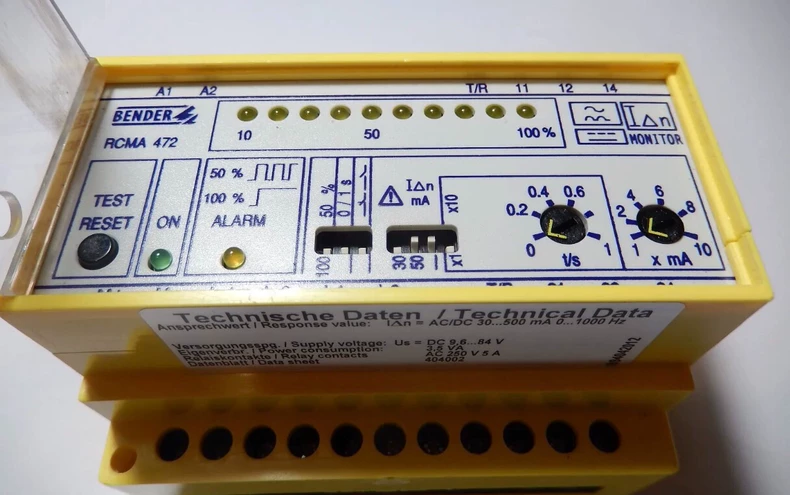 BENDER RCMA472LY-21 Current Monitor