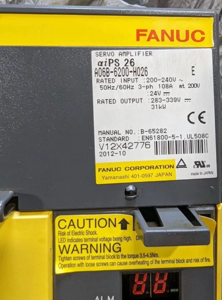 FANUC A06B-6200-H026 Power Supply thumbnail