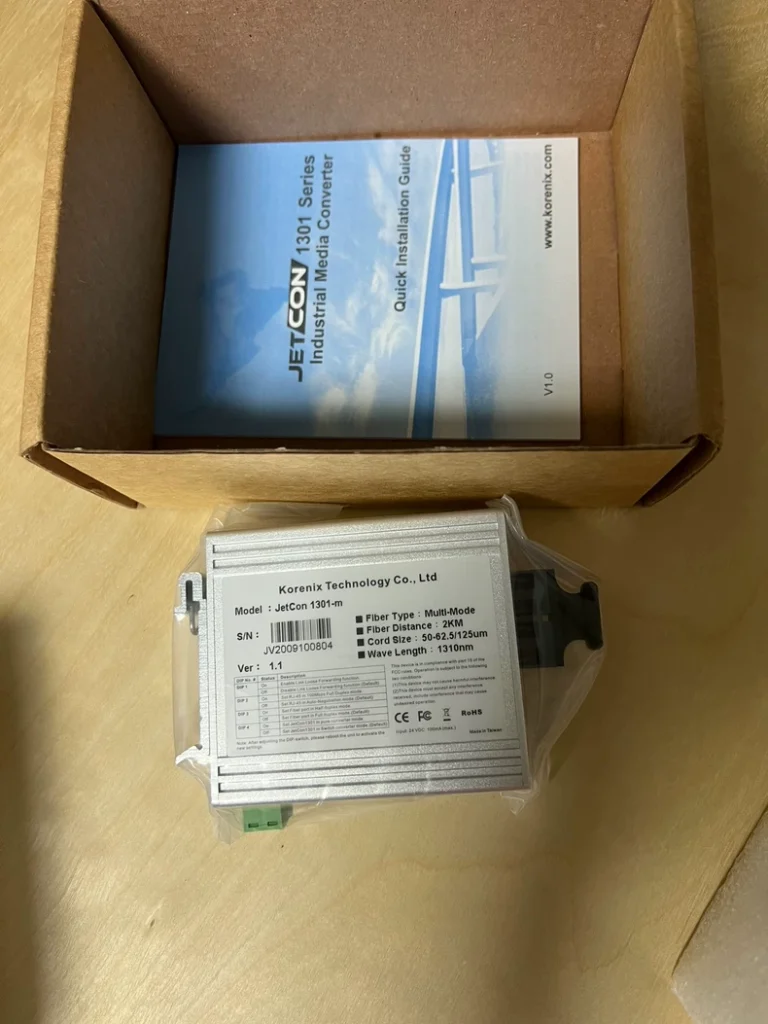 Korenix JetCon 1301-m Industrial media converter thumbnail