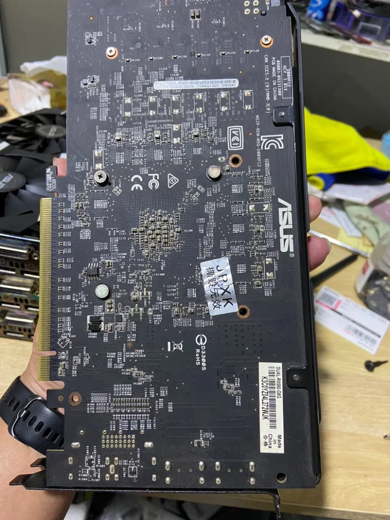 ASUS DUAL-RX580-08G Graphics Card