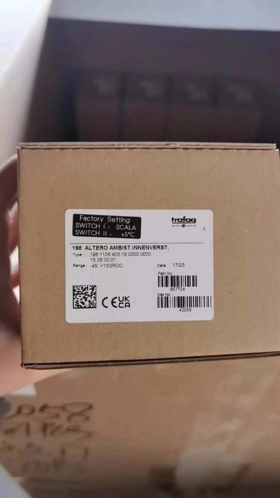 Trafag 198.1105.403.19.0000.0000 Sensor