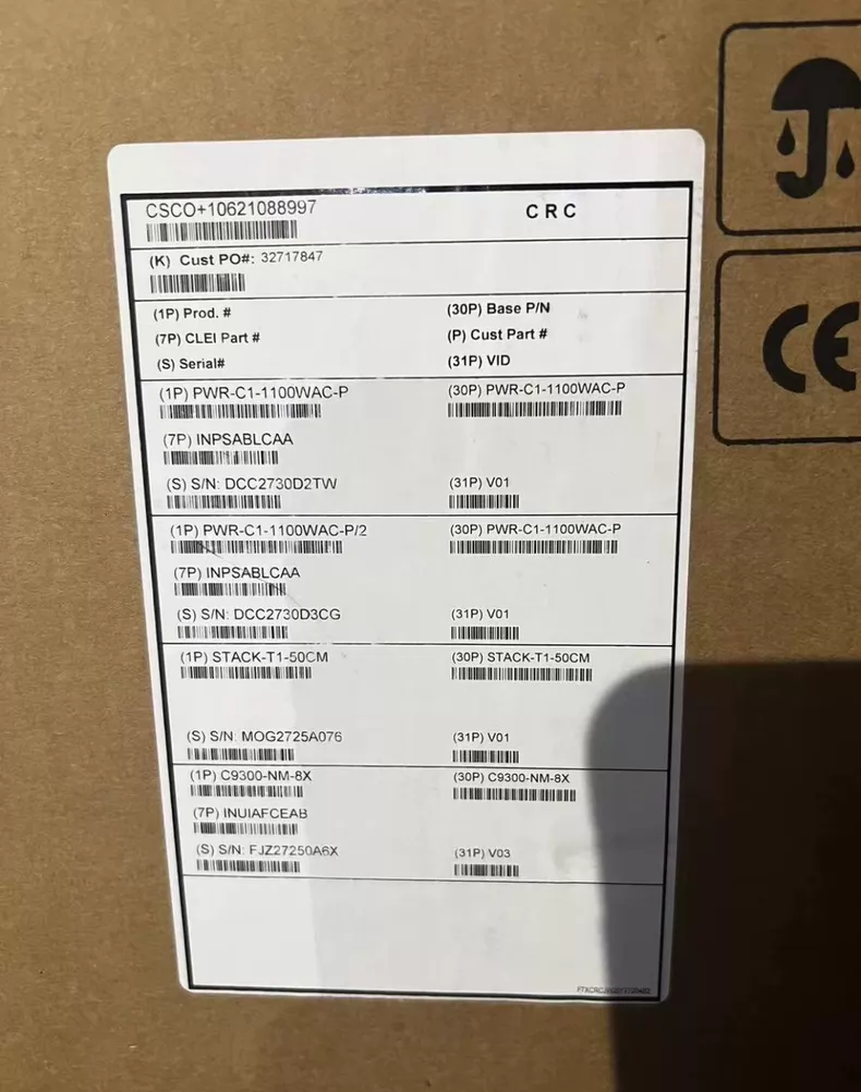 Cisco C9300-48UXM-E Network Switch