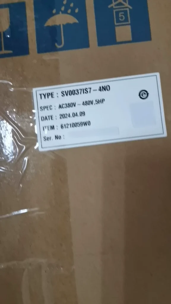 LS SV0037IS7-4NO Inverter