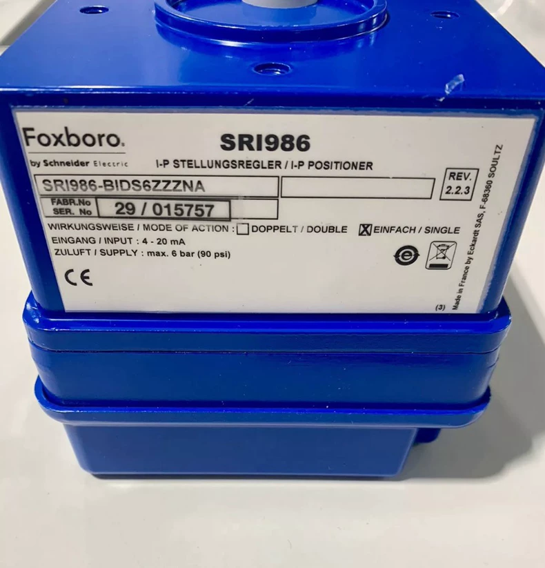 Foxboro SRI986-BIDS I/P Converter