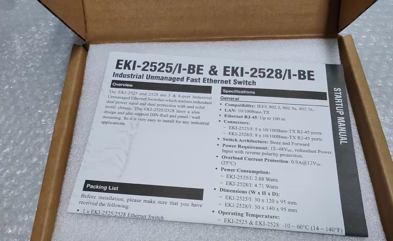 Advantech EKI-2528 Industrial Ethernet switch thumbnail