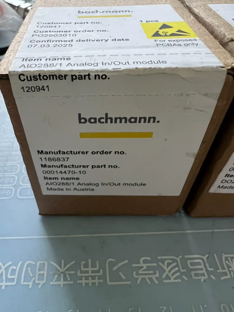 Bachmann AIO288/1 + DO232 I/O modules thumbnail