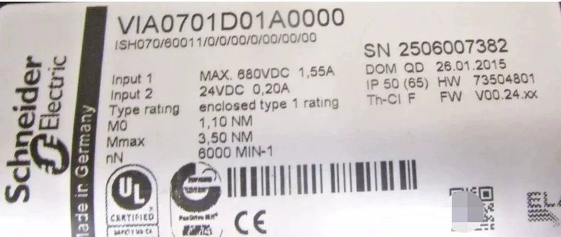 ELAU VIA0701D01A0000 Servo Motor thumbnail