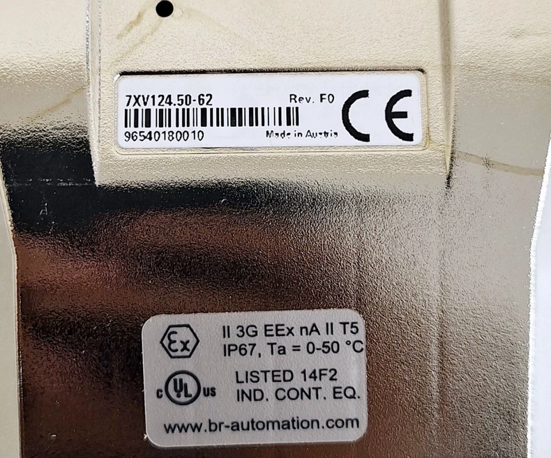 B&R Automation 7XV124.50-62 Valve