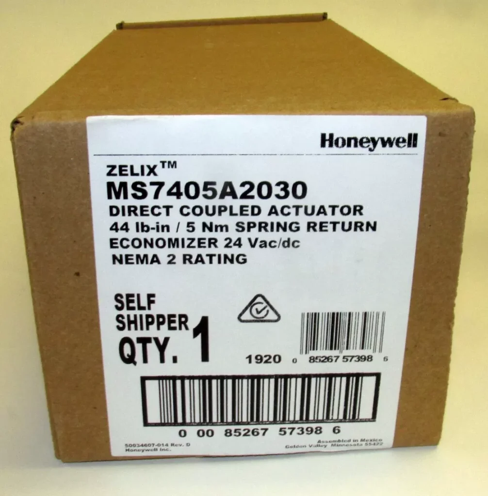 Honeywell MS7405A2030 Damper actuator