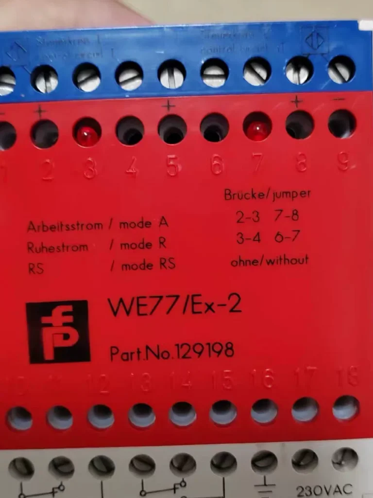 Pepperl+Fuchs WE77/EX1 Safety barrier