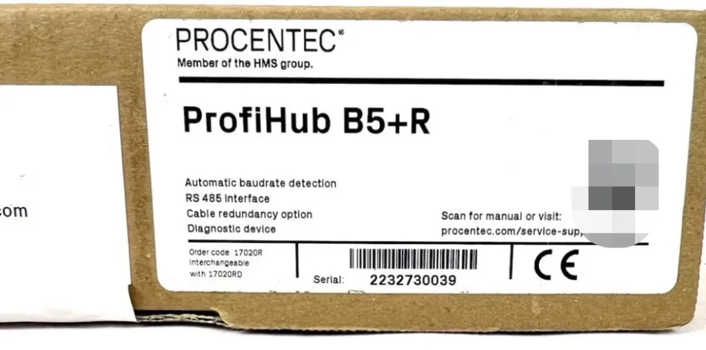 HMS Procentec ProfiHub B5+ Industrial network hub