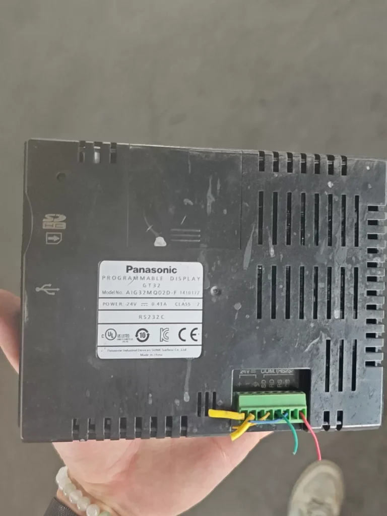 Panasonic GT32 Touch Panel