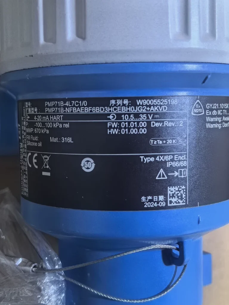E+H 4X/6P Encli Pressure Transmitter