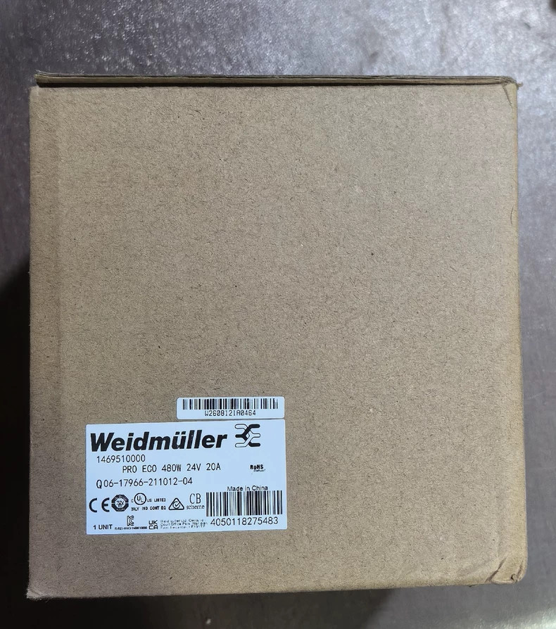 Weidmüller PRO ECO 480W 24V 20A / 1469510000 DIN Rail Power Supply