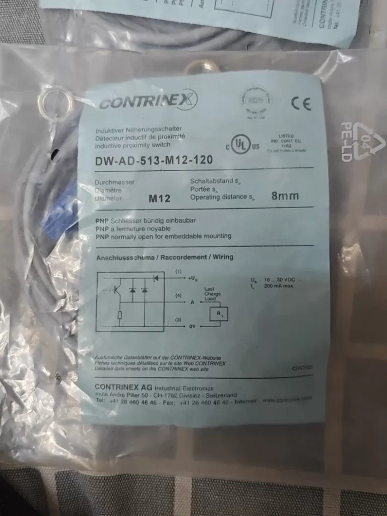 CONTRINEX DW-AD-513-M12-120 Inductive Sensor