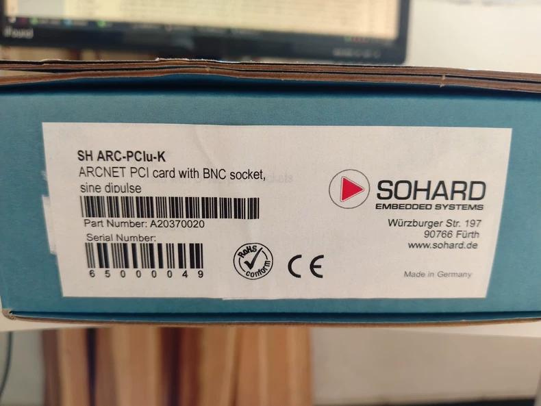 SOHARD SH ARC-PCIu-K ARCNET PCI network interface card