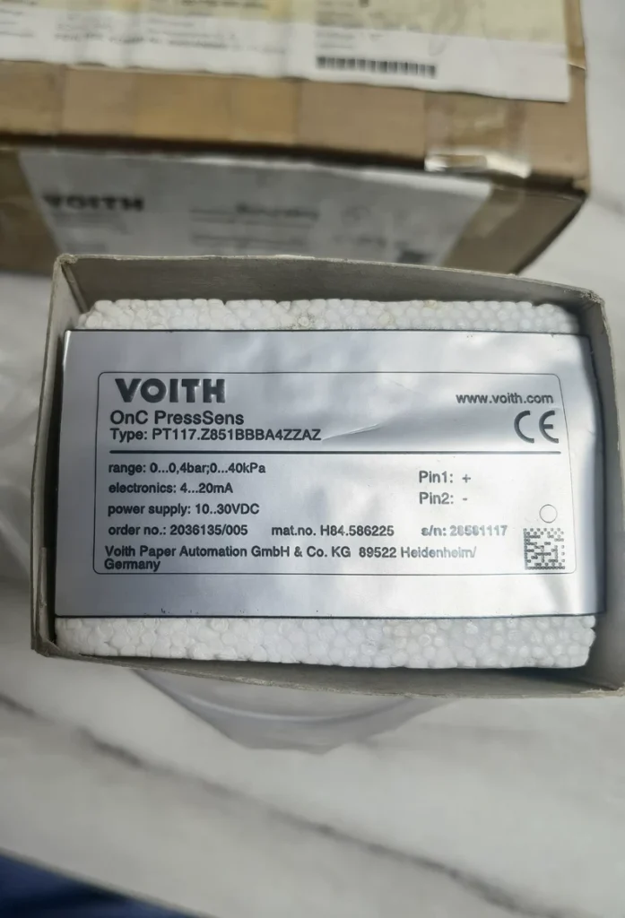 Voith PT117.Z851BB4ZZAZ Pressure Sensor