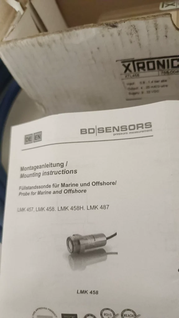XIRONICR XTL458 Pressure Transmitter thumbnail