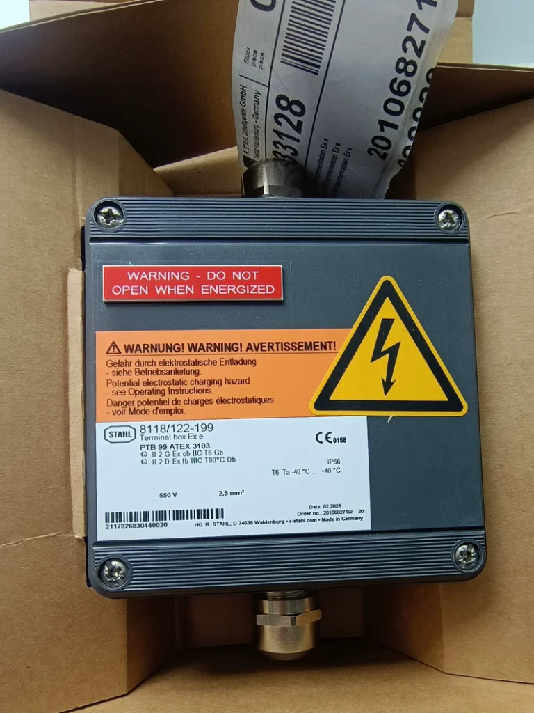 STAHL 8118/112-199 Safety Junction Box thumbnail