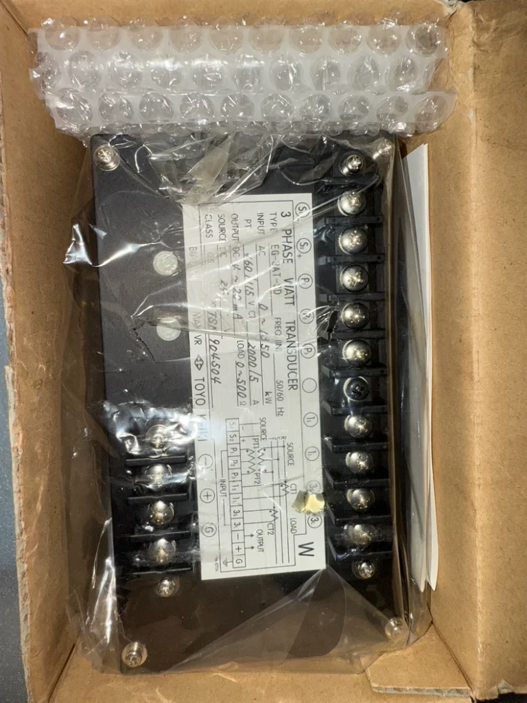TOYO KEIKI EG-3AT-SD 3-phase watt transducer