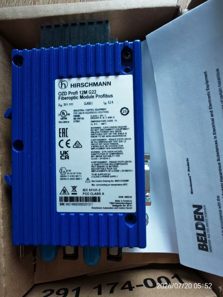 Hirschmann OZD Profi 12M G22 942 148-003 Profibus Fiber Interface thumbnail