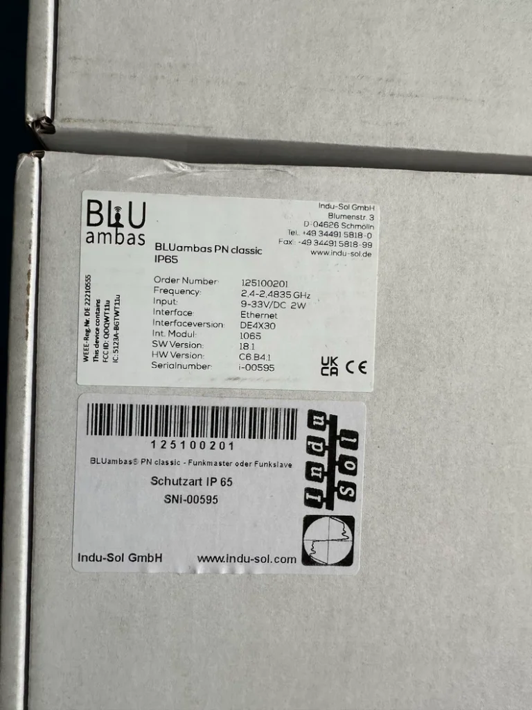 Indu-Sol 125100201 BLUambas® PROFINET Classic Controller/IO Module thumbnail