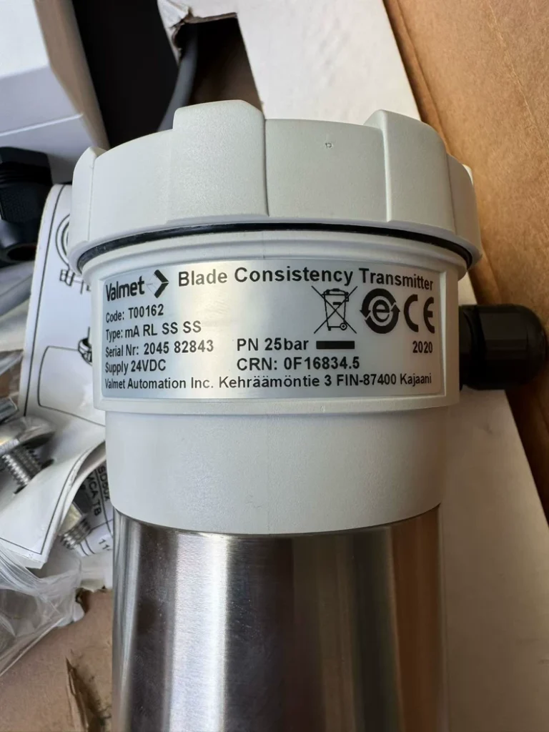 Valmet T00162 MA RL SS SS Blade Consistency Transmitter thumbnail